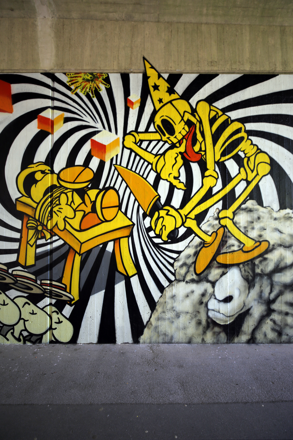 Crazy Times — mural detail